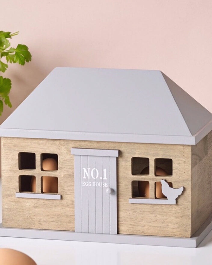 Wooden Egg House (6 Eggs)