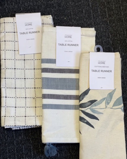 Stitched Square Table Runner (33cm x 200cm)