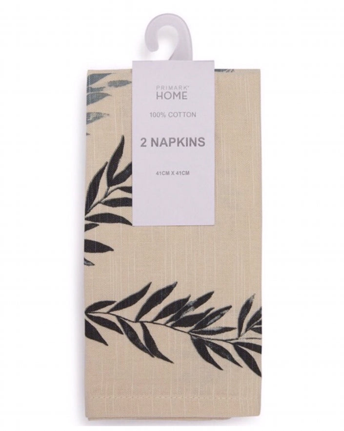Floral Napkins Set of 8