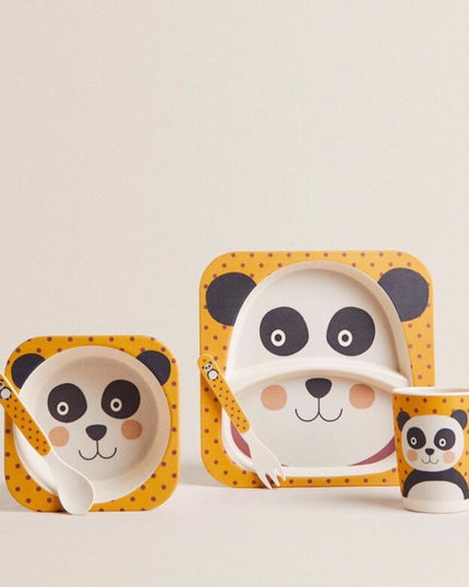 Children’s Melamine Panda Tableware 5 Items