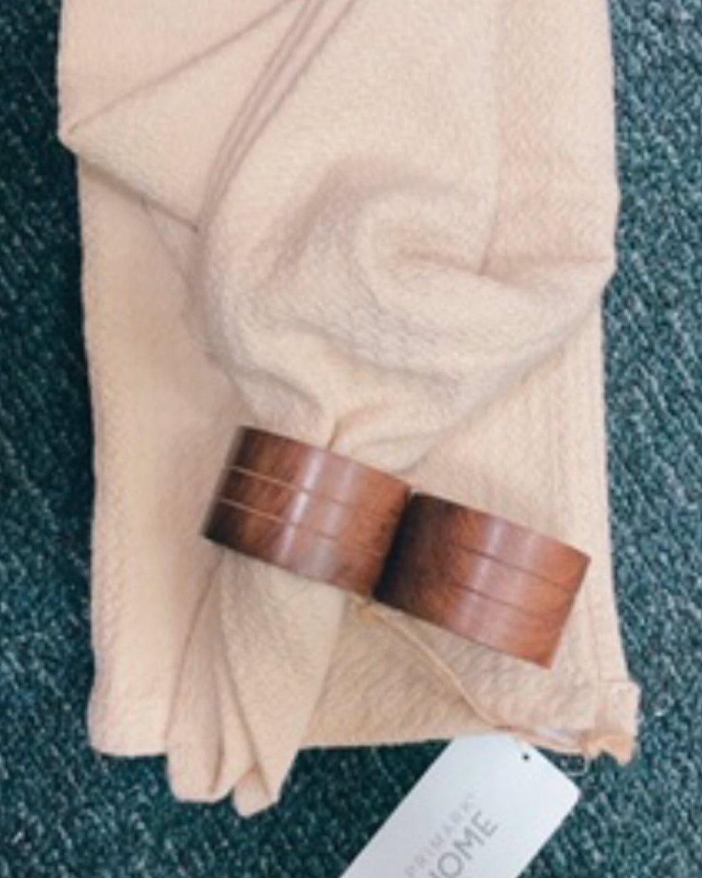 Wooden Napkin Rings Set of 8