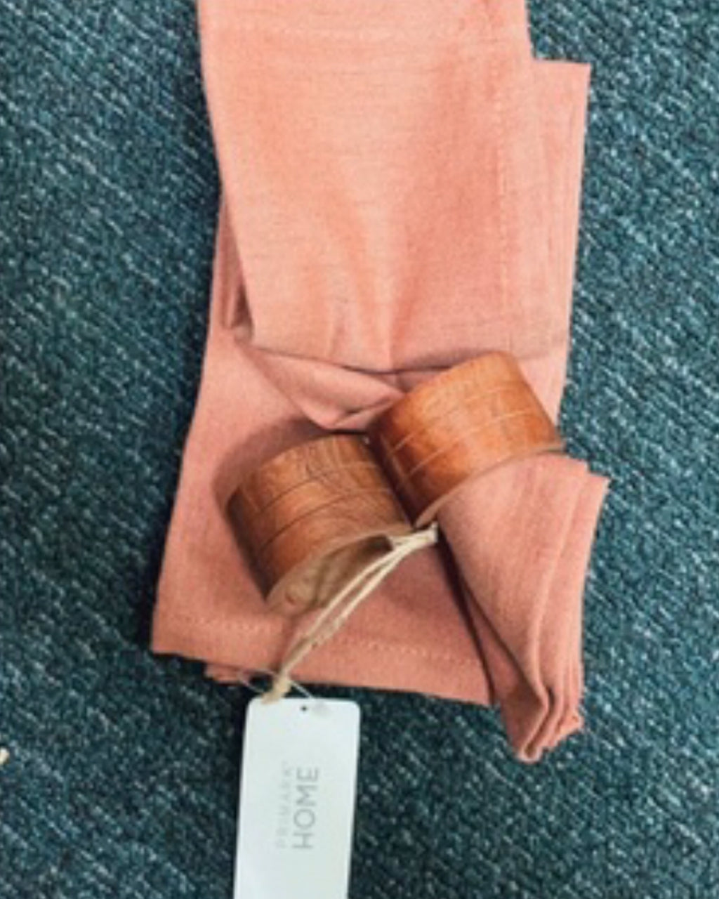 Wooden Napkin Rings Set of 8