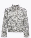 Printed Cropped Top XL