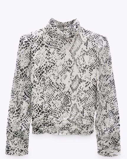 Printed Cropped Top XL