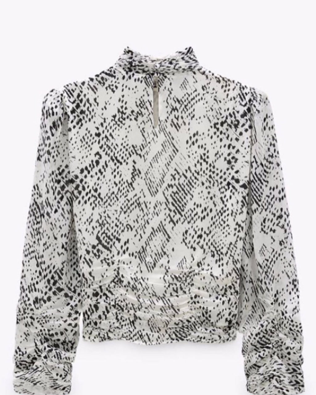 Printed Cropped Top XL