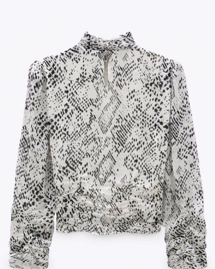 Printed Cropped Top XL