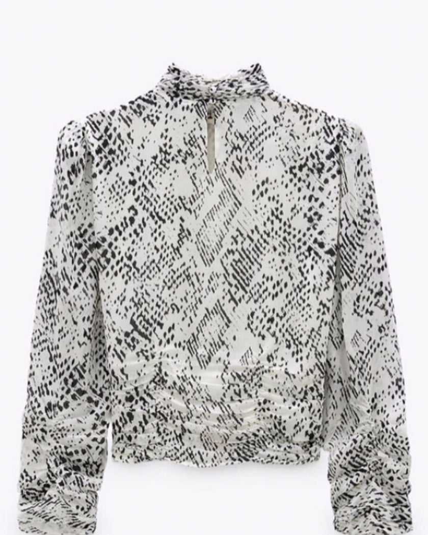 Printed Cropped Top XL