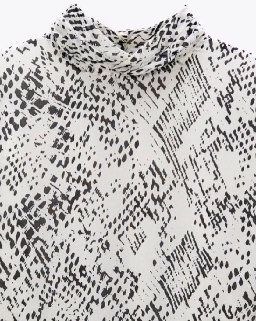 Printed Cropped Top XL