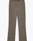 Checked Flared Trousers in S, M, L