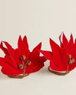 Floral Napkin Ring Holder Set Of 6