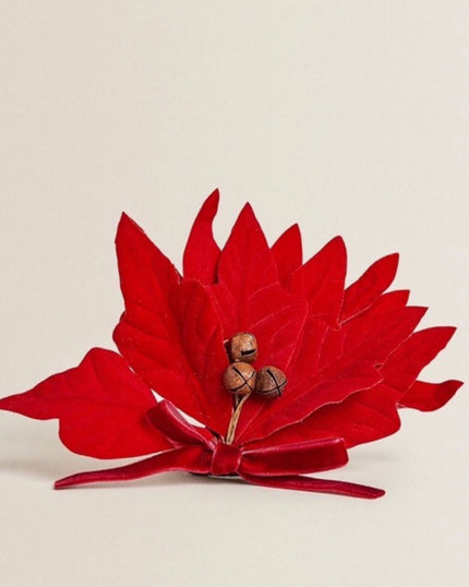 Floral Napkin Ring Holder Set Of 6