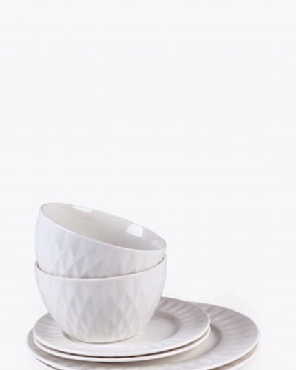 12 Piece Tira Dinnerware Set