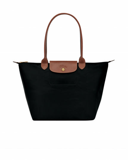 Le Pliage Classic Long Handle in Black (Medium / Large)