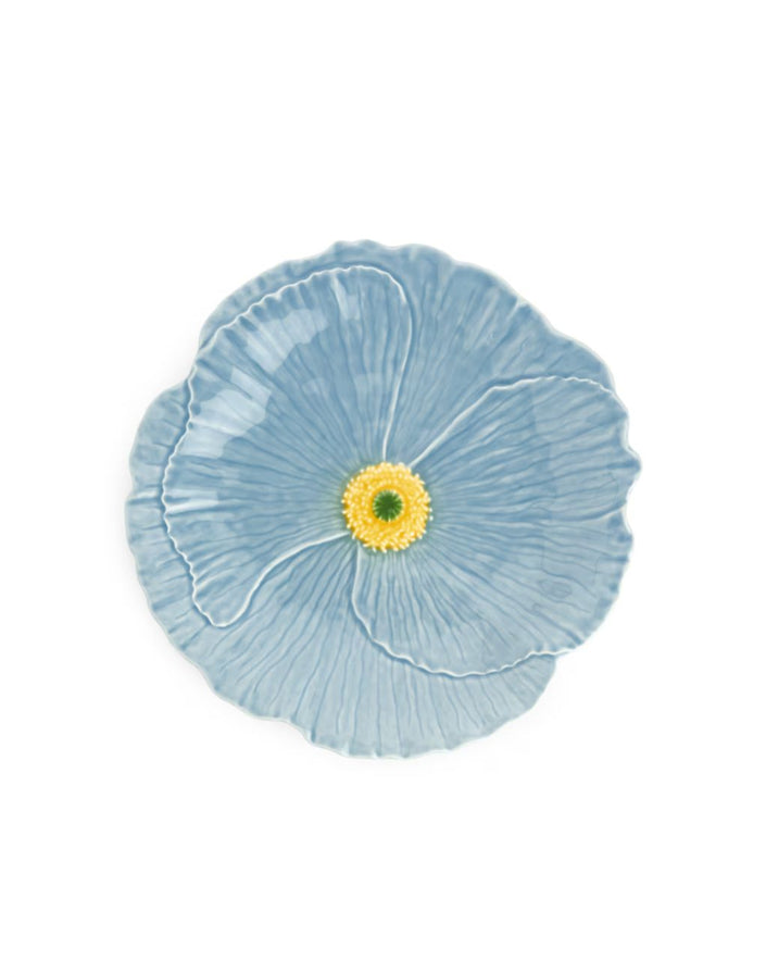 San Raphael Wild Flower Plate 29 cm In Baby Blue