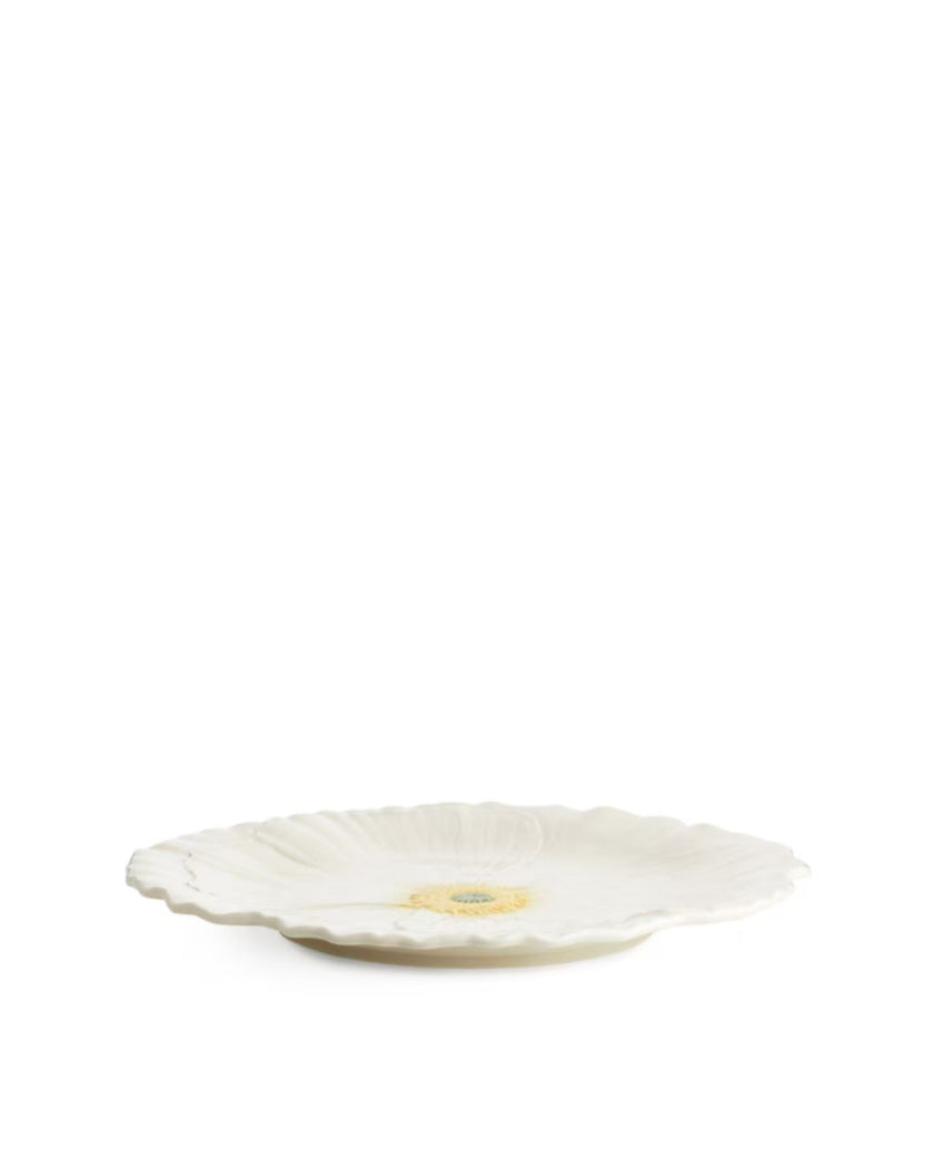 San Raphael Wild Flower Plate 29 cm In White