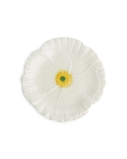 San Raphael Wild Flower Plate 29 cm In White