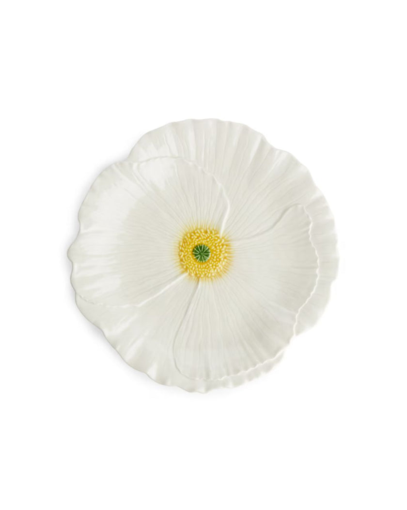 San Raphael Wild Flower Plate 29 cm In White