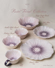 Pastel Floral Dinnerware Lilac Bloom (4 Pax Set – 14 pieces)