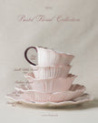 Pastel Floral Dinnerware MIX COLOURS (8 Pax Set – 28 pieces) - Dual Mix