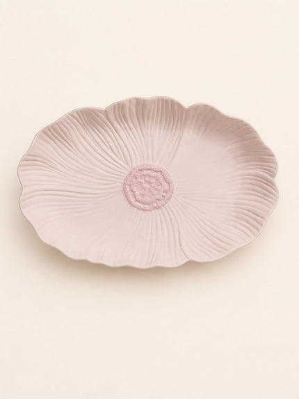Pastel Floral Platter 30cm (Pink Peony) Matte Finish