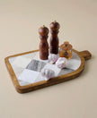 Everett Checkered Marble Serving Board