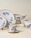Heirloom Garden Floral Pedestal Serving Bowl