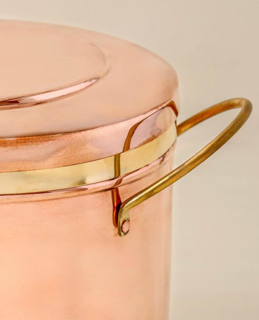 Magnolia Copper Bread Box