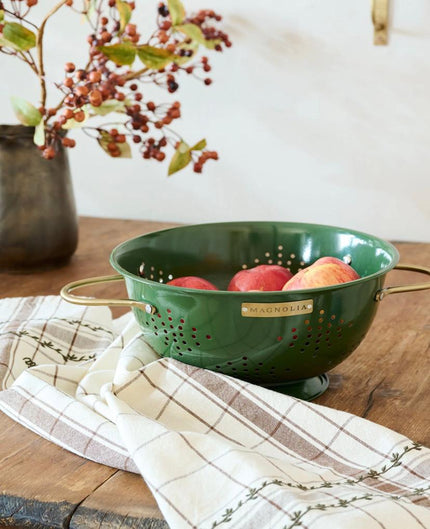 Magnolia Laurel Green Colander