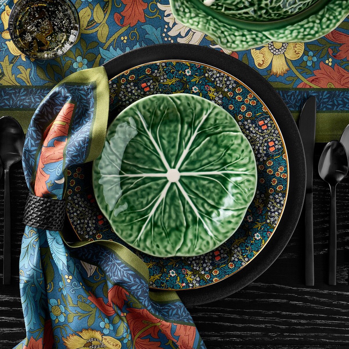 Green Cabbage Side Plate