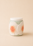 Pastel Wildflower Floral Storage Jar (Green)