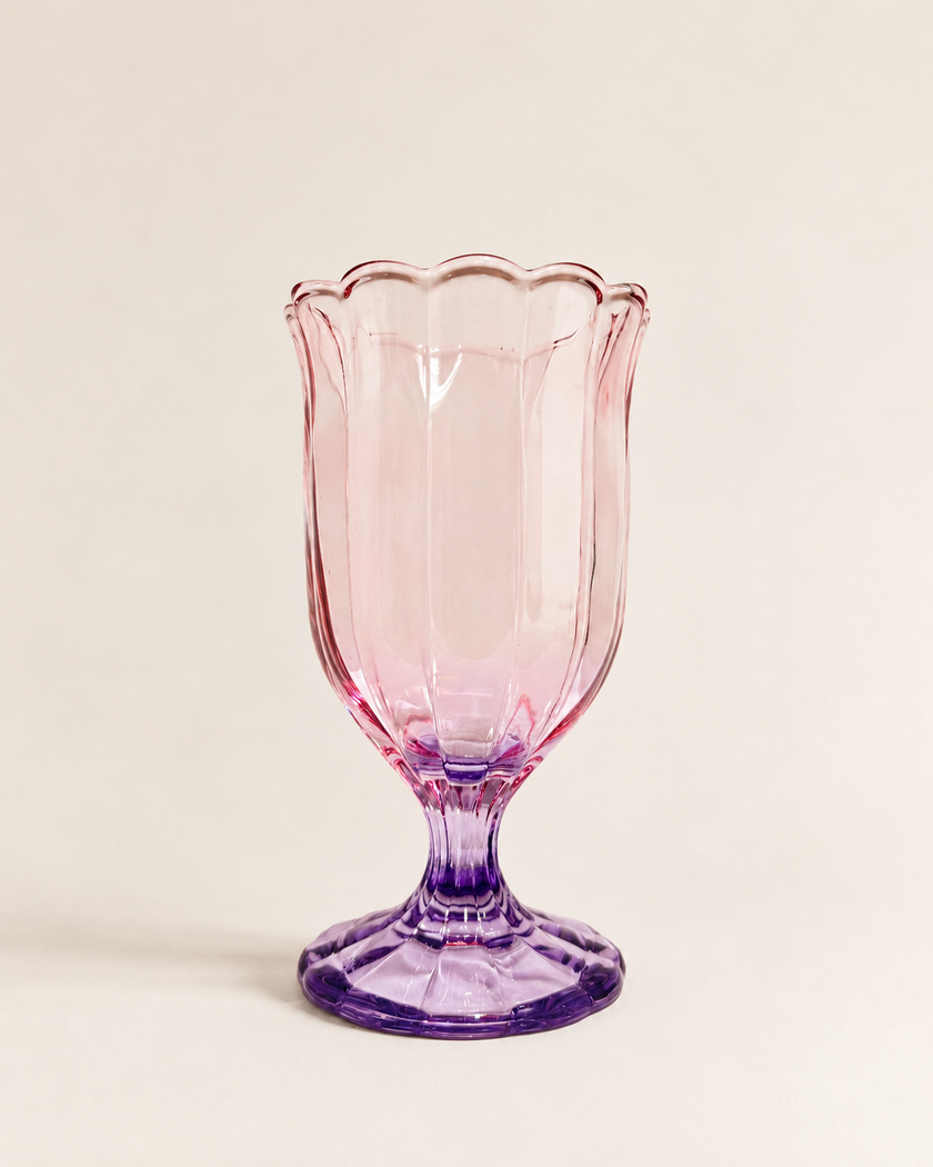 Veloura Tulip Goblet Glass