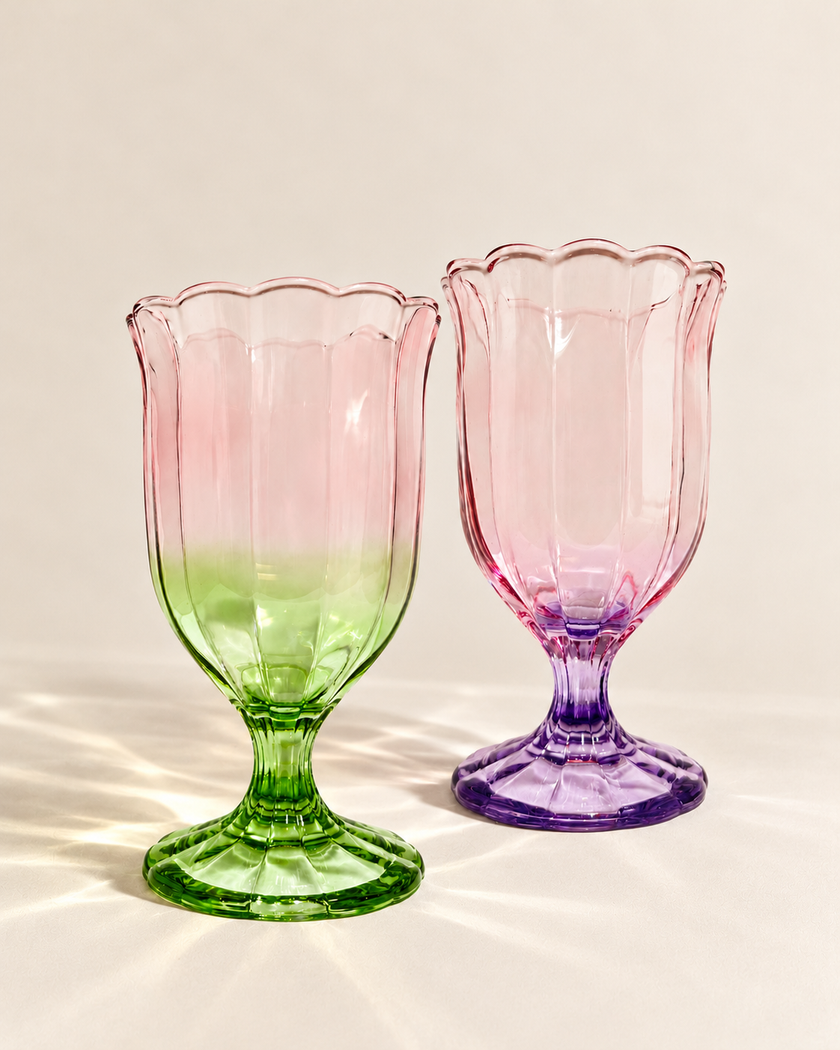 Veloura Tulip Goblet Glass