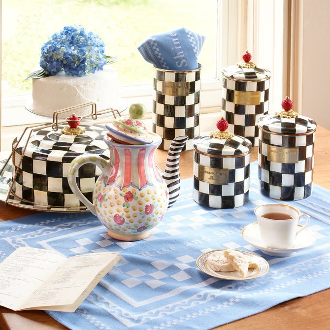 Courtly Check Canisters
