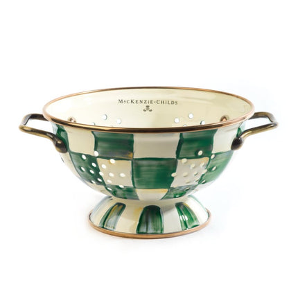 Emerald Check Colander