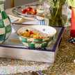 Emerald Check Colander