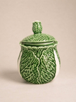 Green Cabbage Canister 16cm