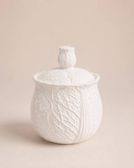 White Cabbage Canister 16cm