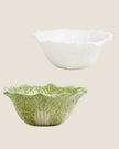 Combo Deal Green & White Cabbage Medium Serving Bowl