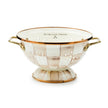 Mocha Check Colander