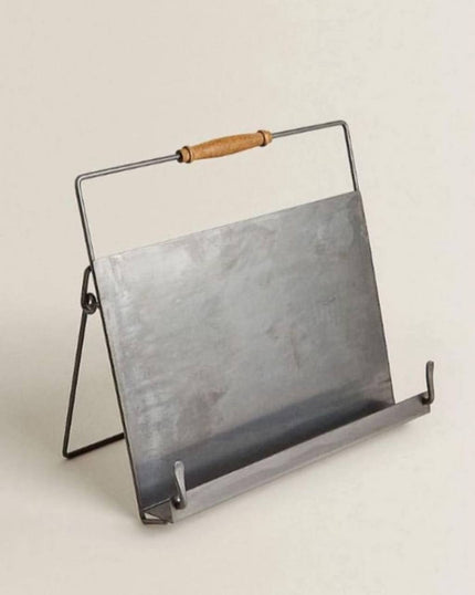 [imperfect]  Wood and Iron Recipe Book/Tablet Stand