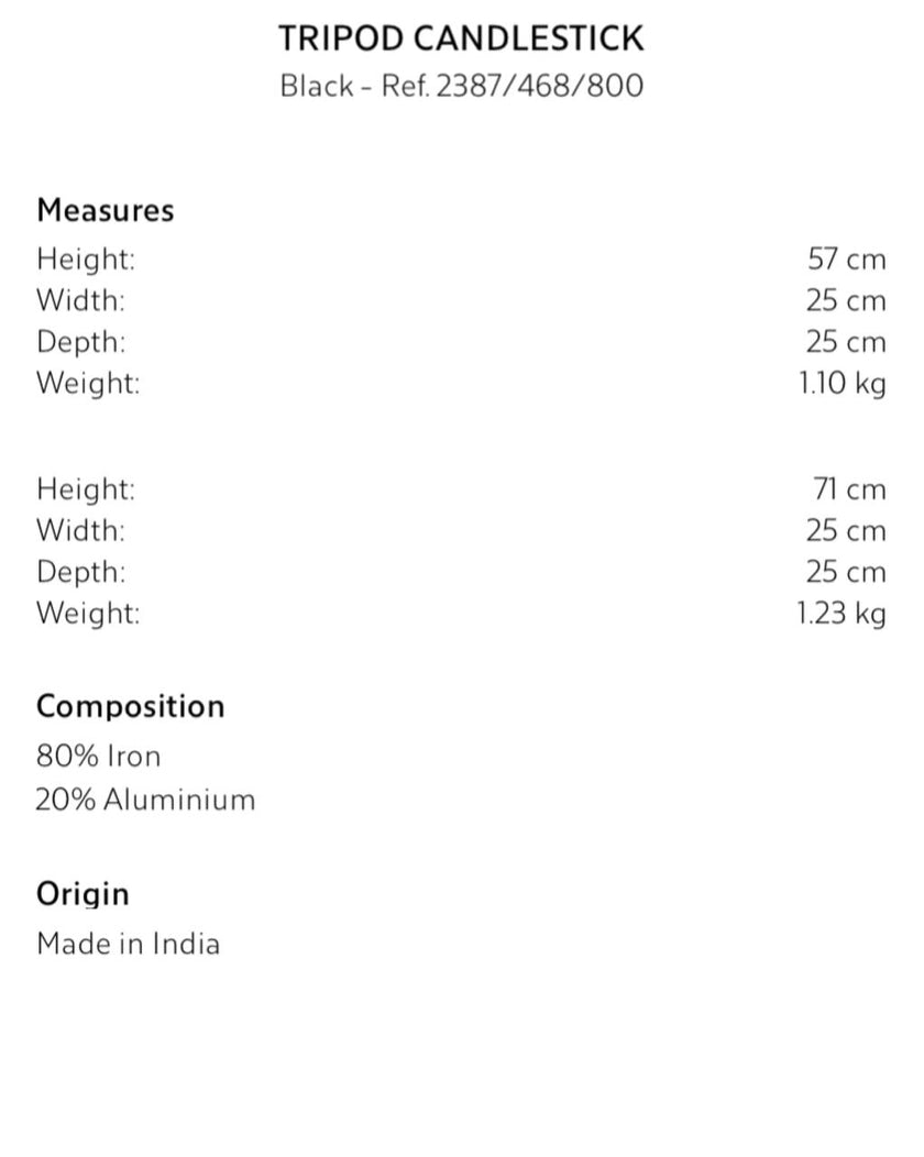 Tripod Standing Candlestick