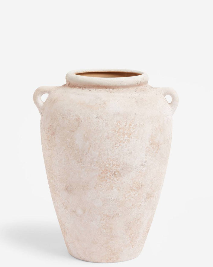 Lydia Natural Ceramic Rustic Textured Vase