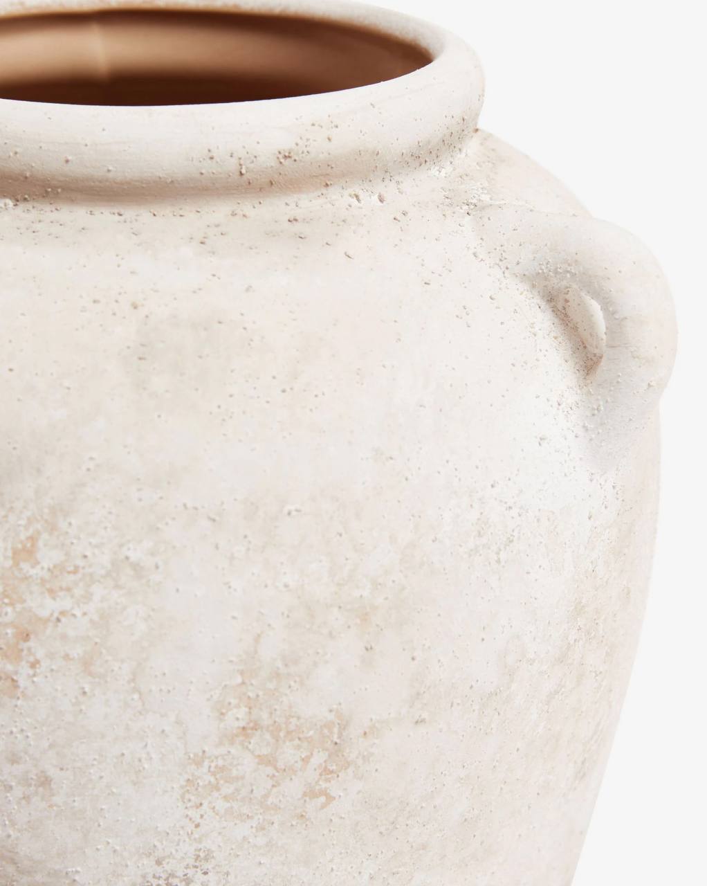 Lydia Natural Ceramic Rustic Textured Vase