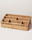 Woven Multipurpose Compartment Caddy Natural