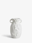 Ceramic Embossed Flower Vase