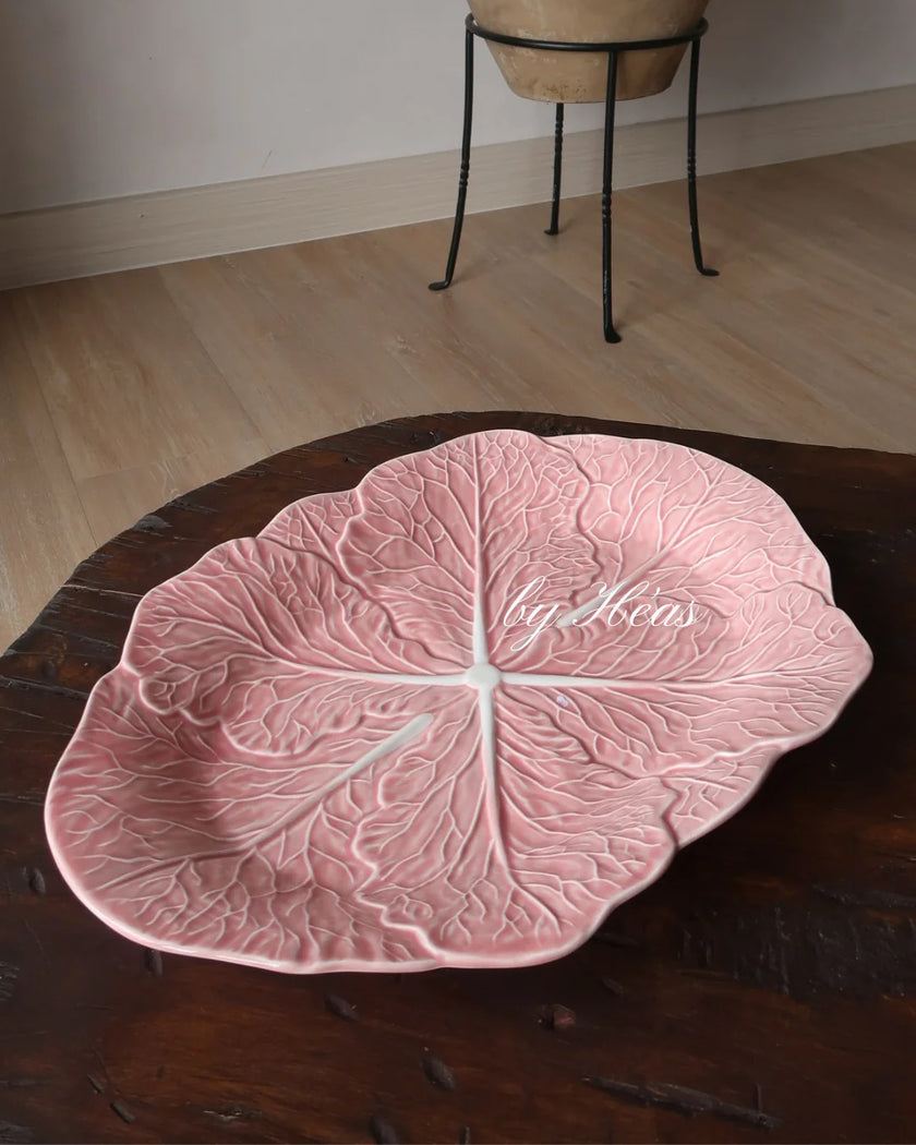 [Imperfect] Pink Cabbage Oval Platter