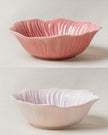 Pastel Floral Large Serving Bowl 22cm (Rose Pink & Lilac Bloom - Set of 2)