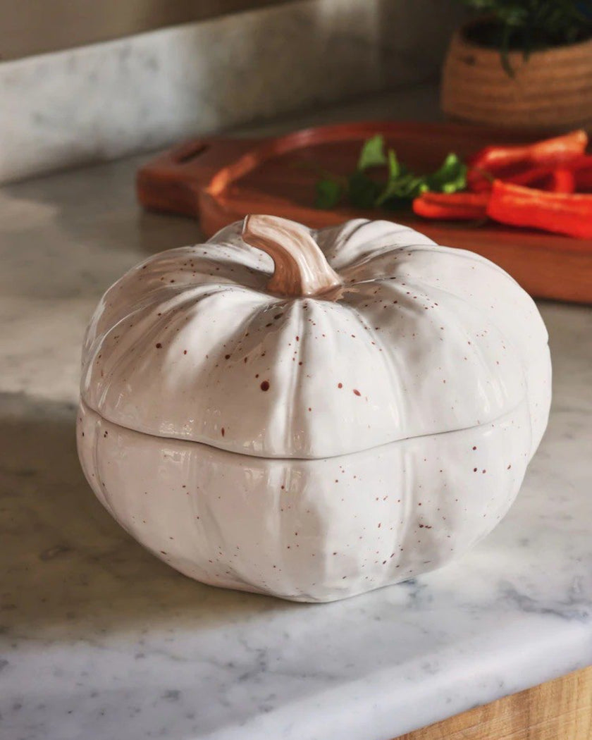 Pumpkin Serving Dish with Lid