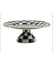 Courtly Large Check Pedestal Platter