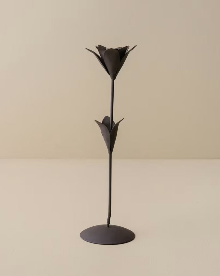 Tulip Iron Taper Holder